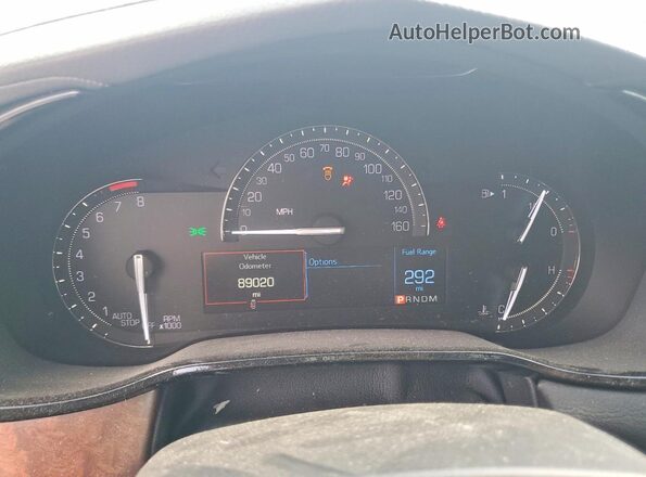 1G6AR5SS2K0102203 2019 CADILLAC CTS Silver ხელსაწყოთა პანელის ხედი