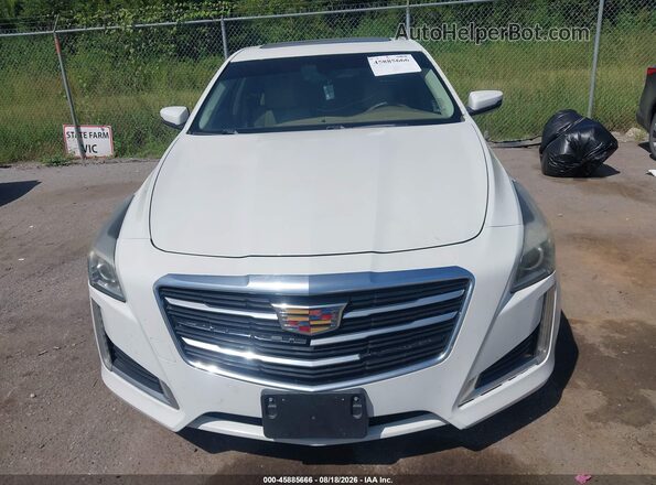 1G6AR5SS5G0127653 2016 CADILLAC CTS White Widok deski rozdzielczej
