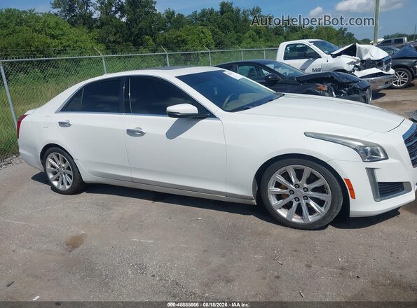 1G6AR5SS5G0127653 2016 CADILLAC CTS White Widok zestawu wskaźników