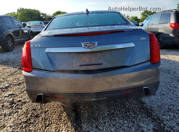 1G6AR5SSXK0101588 2019 CADILLAC CTS Gray უკანა ხედი