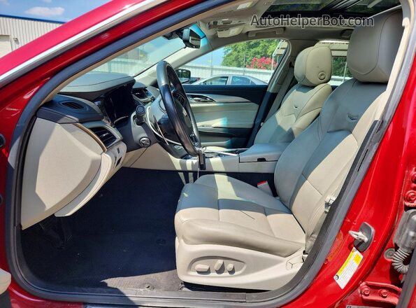 1G6AR5SX0H0173078 2017 CADILLAC CTS Burgundy წინა სალონის ხედი