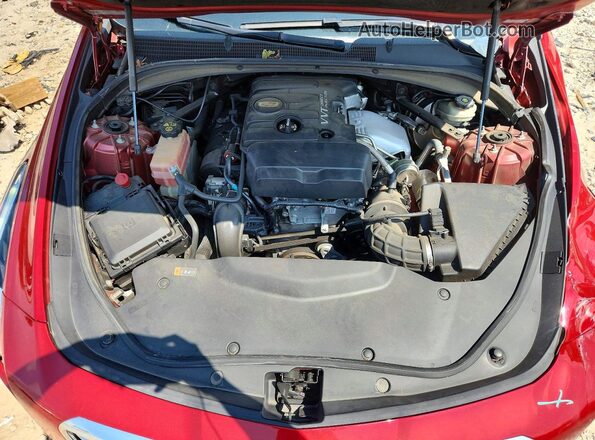 1G6AR5SX0H0173078 2017 CADILLAC CTS Burgundy უკანა სალონის ხედი