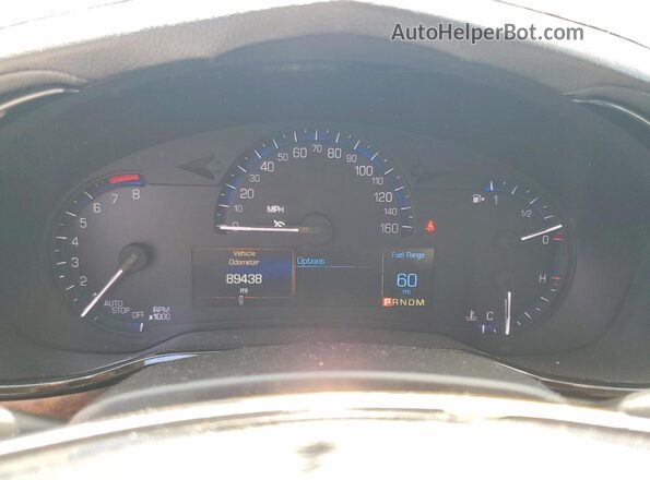 1G6AR5SX2G0197560 2016 CADILLAC CTS Silver ხელსაწყოთა პანელის ხედი