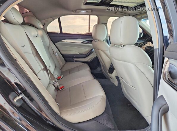 1G6AR5SX3K0124626 2019 CADILLAC CTS Black Rear seats view