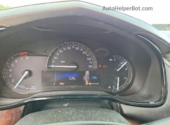 1G6AR5SX4H0119248 2017 CADILLAC CTS Black Вид щитка приладів