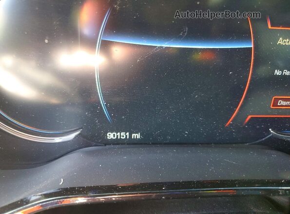 1G6AT5SS7G0172045 2016 CADILLAC CTS White Вид щитка приладів