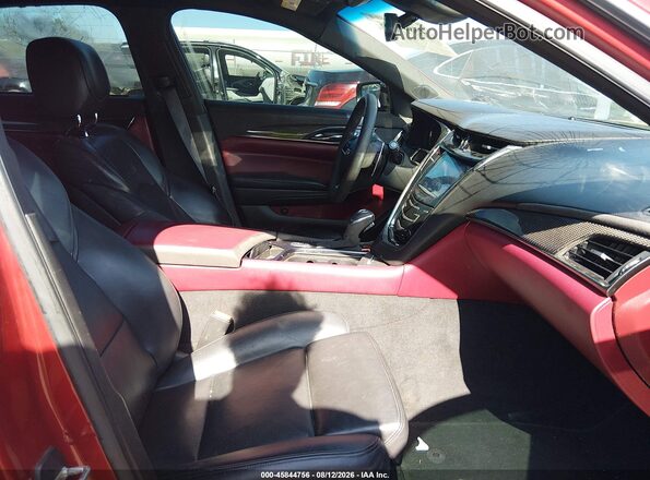 1G6AV5S80G0160589 2016 CADILLAC CTS Красный Вид салона спереди