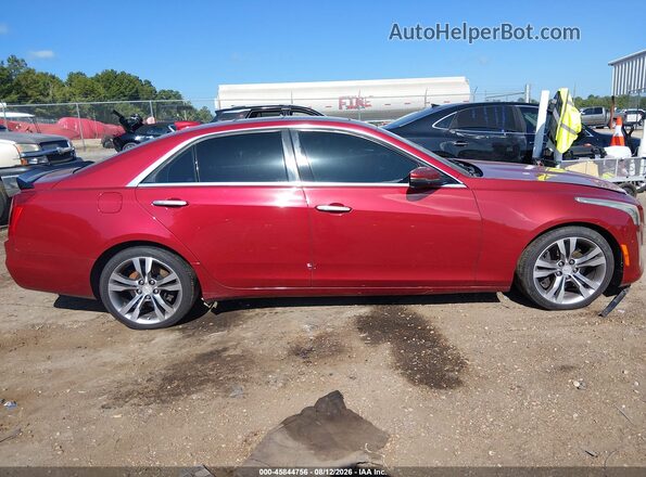 1G6AV5S80G0160589 2016 CADILLAC CTS Красный Вид задней части салона