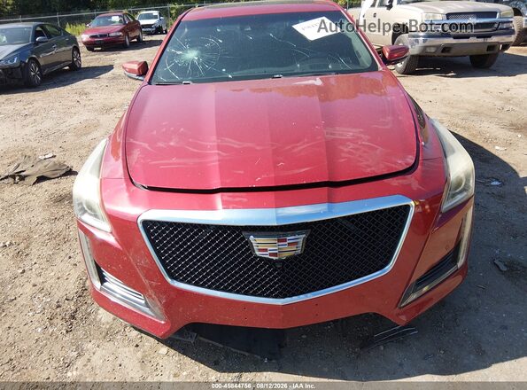 1G6AV5S80G0160589 2016 CADILLAC CTS Красный Вид щитка приборов