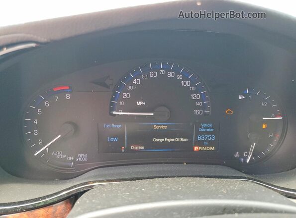1G6AW5SX3G0195972 2016 CADILLAC CTS Черный Вид щитка приборов