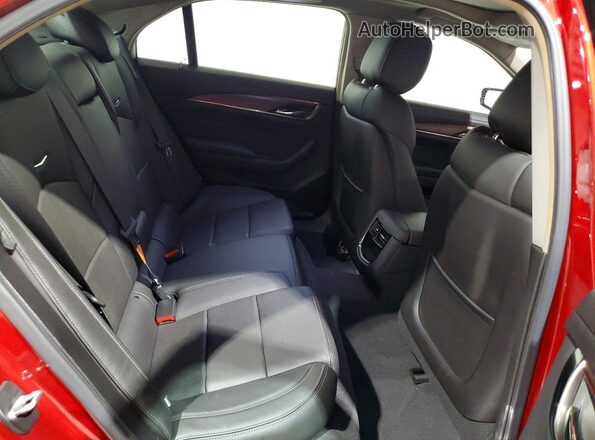 1G6AW5SX7H0208613 2017 CADILLAC CTS Red Rear seats view