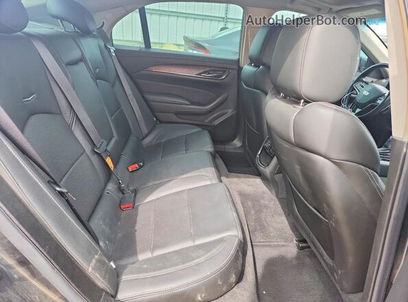 1G6AX5SS0G0135066 2016 CADILLAC CTS Charcoal უკანა სავარძლების ხედი