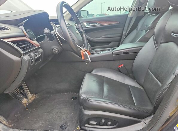 1G6AX5SS0G0135066 2016 CADILLAC CTS Charcoal წინა სალონის ხედი