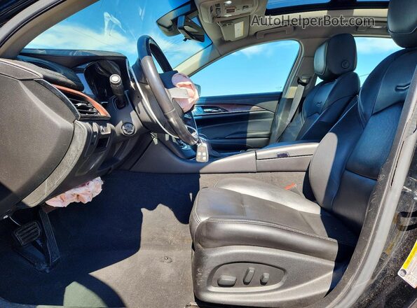 1G6AX5SS3J0121900 2018 CADILLAC CTS Black Widok wnętrza z przodu