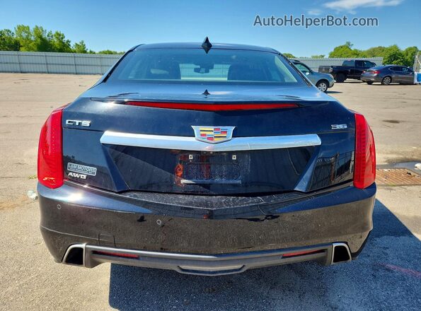 1G6AX5SS3J0121900 2018 CADILLAC CTS Black Widok z tyłu
