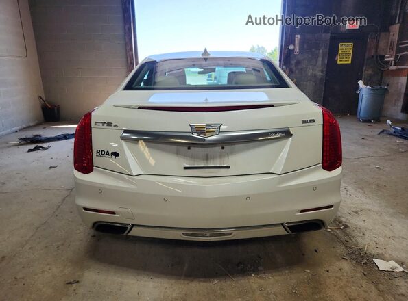 1G6AX5SS5G0144247 2016 CADILLAC CTS White Հետևի տեսք