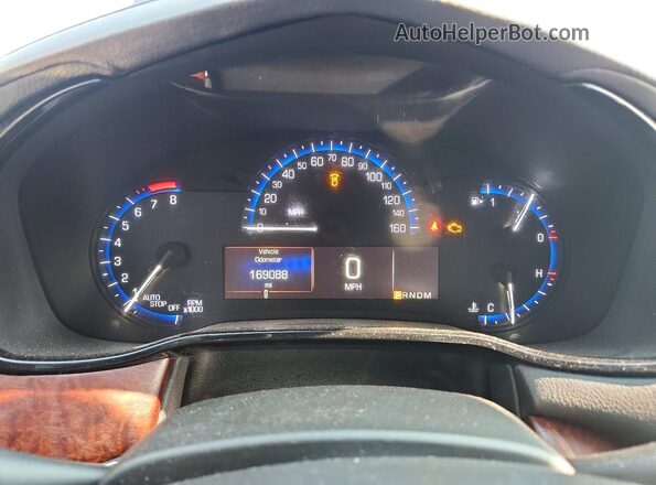 1G6AX5SX0G0124094 2016 CADILLAC CTS Black Вид щитка приладів