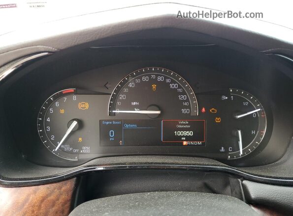 1G6AX5SX4J0135803 2018 CADILLAC CTS Серебряный Вид щитка приборов