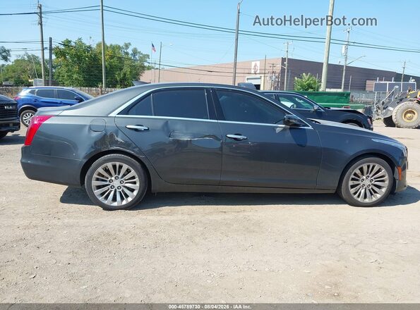 1G6AX5SXXG0174243 2016 CADILLAC CTS Серый Вид задней части салона
