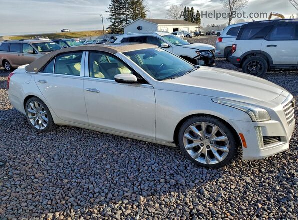 1G6AY5SSXJ0142658 2018 CADILLAC CTS White Widok deski rozdzielczej