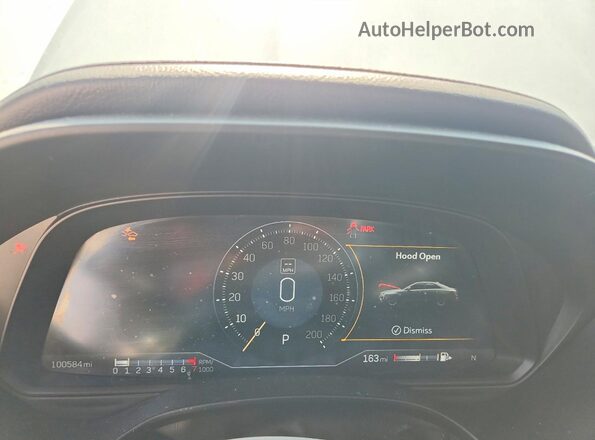 1G6D75RP1N0410312 2022 CADILLAC CT4 White Вид щитка приладів