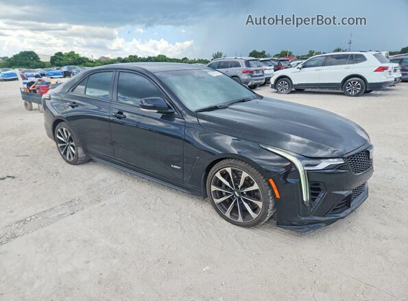 1G6D75RP7N0411089 2022 CADILLAC CT4 Black წინა მარჯვენა