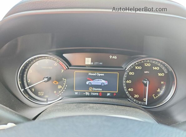 1G6DC5RK8L0140119 2020 CADILLAC CT4 Белый Вид щитка приборов