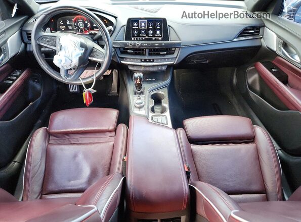 1G6DD5RL4M0128427 2021 CADILLAC CT4 Black Widok deski rozdzielczej