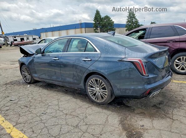 1G6DF5RK5M0134416 2021 CADILLAC CT4 Blue Trasero izquierdo