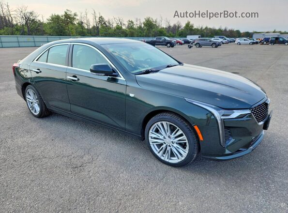 1G6DF5RK9L0146759 2020 CADILLAC CT4 Зеленый Передняя правая четверть