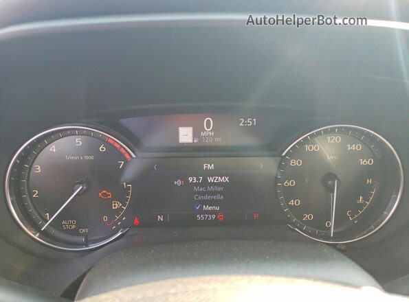 1G6DF5RL4L0150422 2020 CADILLAC CT4 Black Instrument cluster view