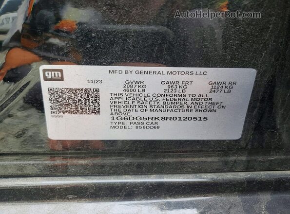 1G6DG5RK8R0120515 2024 CADILLAC CT4 Черный Вид подкапотного пространства
