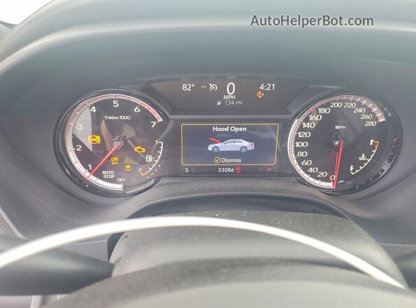 1G6DH5RL2P0138673 2023 CADILLAC CT4 White Widok zestawu wskaźników