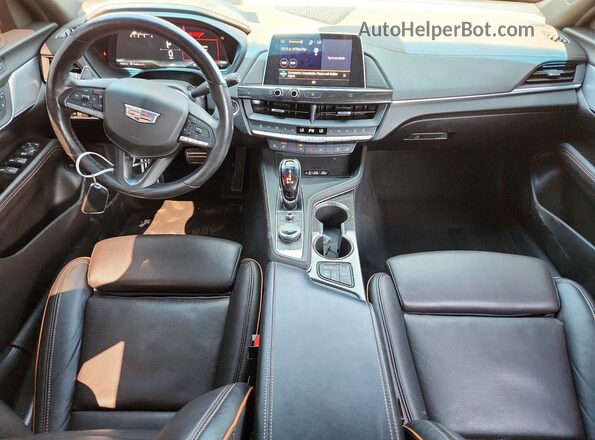 1G6DH5RL9M0144112 2021 CADILLAC CT4 Black Вид панелі приладів