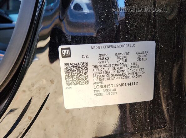1G6DH5RL9M0144112 2021 CADILLAC CT4 Black Вид підкапотного простору