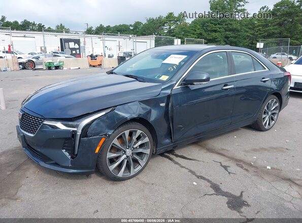 1G6DK5RKXM0125352 2021 CADILLAC CT4 Dark Blue Вид спереду