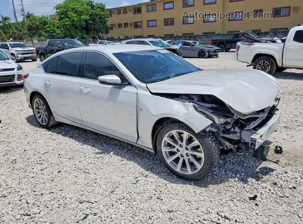 1G6DM5RK0M0109770 2021 CADILLAC CT5 Белый Передняя правая четверть
