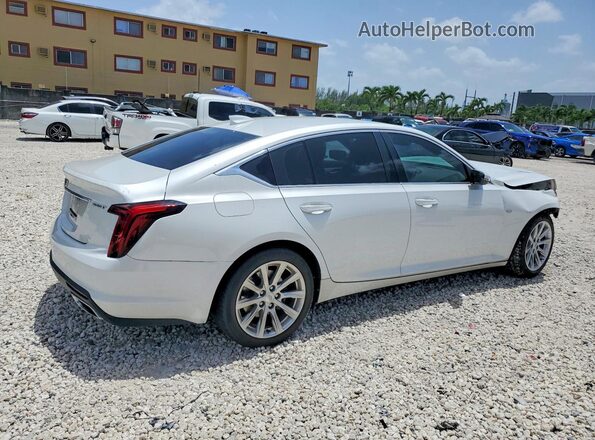 1G6DM5RK0M0109770 2021 CADILLAC CT5 Белый Задняя правая четверть