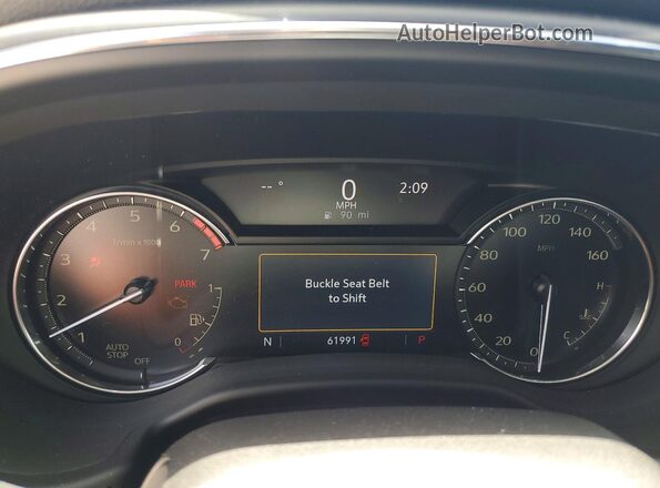 1G6DM5RK0M0109770 2021 CADILLAC CT5 Белый Вид щитка приборов