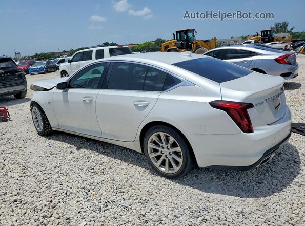 1G6DM5RK0M0109770 2021 CADILLAC CT5 Белый Задняя левая четверть