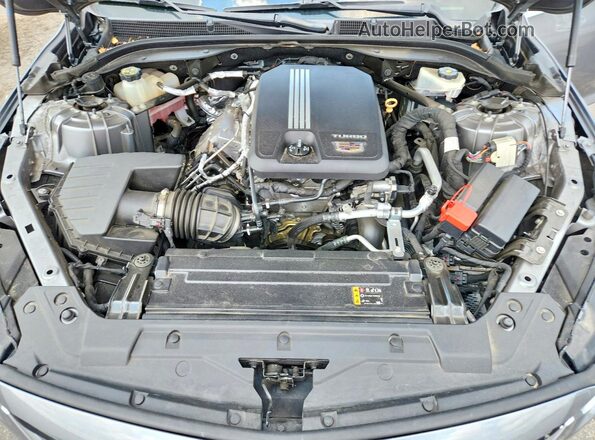1G6DM5RK1L0120615 2020 CADILLAC CT5 Silver Rear interior view