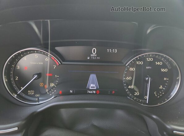 1G6DM5RK1L0120615 2020 CADILLAC CT5 Silver Instrument cluster view