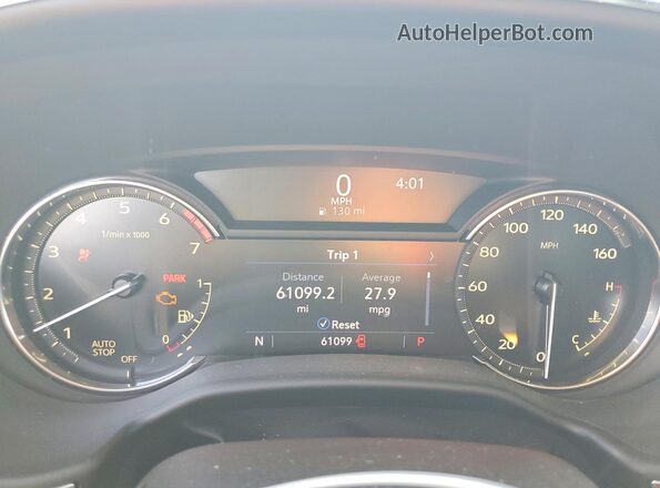 1G6DM5RK2L0136726 2020 CADILLAC CT5 Black Instrument cluster view