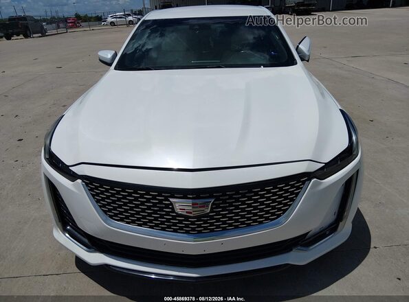 1G6DM5RK7L0115239 2020 CADILLAC CT5 White Вид щитка приладів