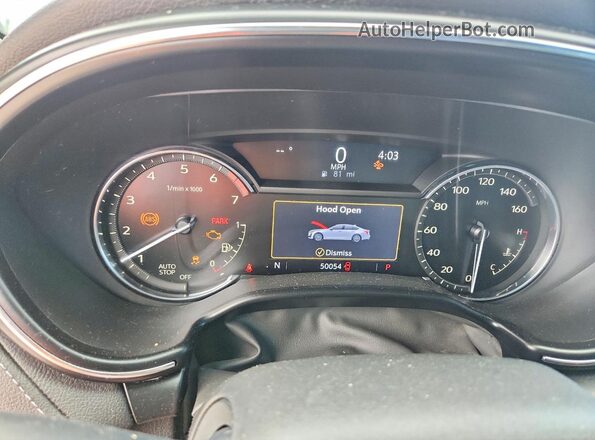1G6DN5RK0N0116748 2022 CADILLAC CT5 Black Widok zestawu wskaźników