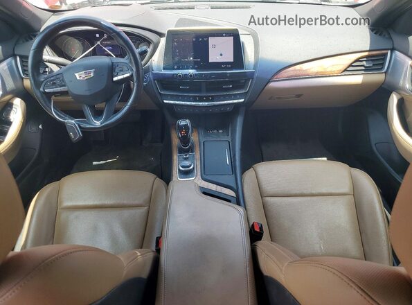1G6DN5RW0L0131640 2020 CADILLAC CT5 Красный Вид панели приборов