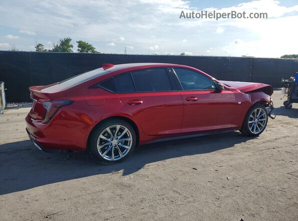 1G6DP5RK0R0124591 2024 CADILLAC CT5 Red Задня права чверть