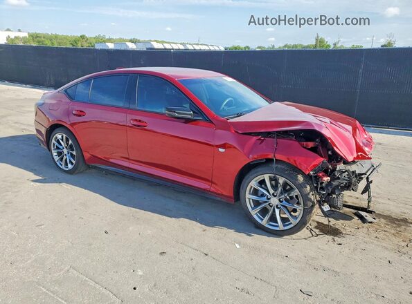 1G6DP5RK0R0124591 2024 CADILLAC CT5 Red Передня права чверть