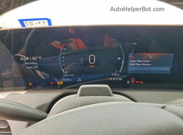 1G6DP5RK1T0103773 2026 CADILLAC CT5 Gray Instrument cluster view