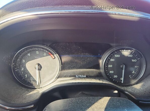 1G6DP5RK2L0129072 2020 CADILLAC CT5 Красный Вид щитка приборов
